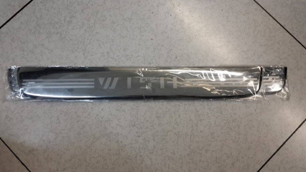 ชายบันได Scuff Plate รถ TOYOTA  Wish วัสดุ Stainless Steel Chrome