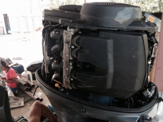 ขายเครื่องเรือ Yamaha150เเรง สี่จังหวะเดิมๆจากญี่ปุ่น