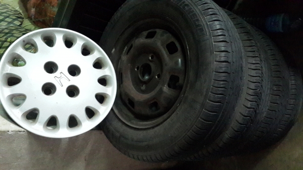 ล้อกระทะพร้อมยาง ขอบ 13 ครบชุด