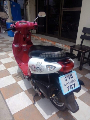 Yamaha Fiore สีขาวแดง รถอย่างสวย สภาพดี รถเดิมๆ ประหยัดน้ำมัน