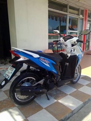 Honda Click 125 i ปี 2556 สีน้ำเงินดำ รุ่น tune up รถสวย คุ้มค่ามากๆ
