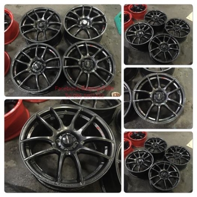 ขายล้อแม็กซ็ขอบ17 Lenso Spec E หน้า7.5@ 4รู100 ราคา 7,300฿