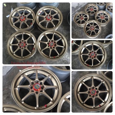 ขายล้อแม็กซ็ขอบ15 CE28 หน้า7" 4รู100 ราคา 8,000฿ ล้อสวยกริ๊บ