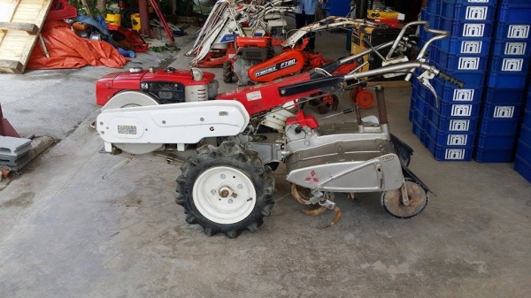 รถไถเดินตาม MITSUBISHI  รุ่น CT534  เก่าญี่ปุ่น   เครื่องยนต์ติดง่าย  สภาพสวยพร้อมใช้งาน