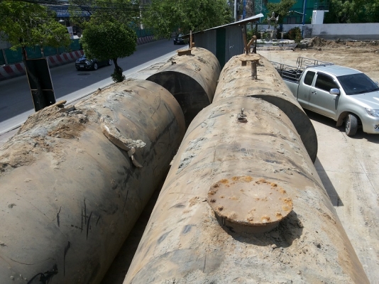 ขายด่วนถังน้ำมันใต้ดิน 20000 ลิตร 4 ลูก