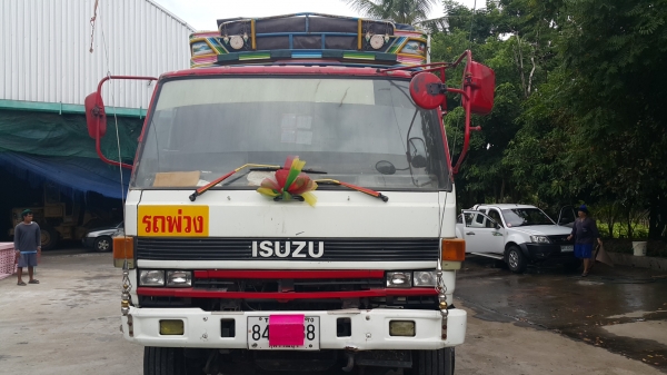 ขายรถพ่วง 20 ล้อ แม่-ลูก กระบะเหล็กคอกเกษตรดั้ม ISUZU 210 วางเครื่อง HINO P11C-320 แรง เกียร์อีตั้น รถสวย ยางเต็ม ราคาย้อมๆ1250000 ต่อรอง จัดแนนซ์ได้