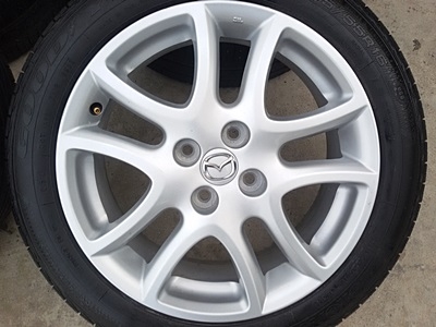 ขายล้อแม็กซ์ Mazda 2 Top16 ยาง185/55/16 ปี0813  4 ล้อ