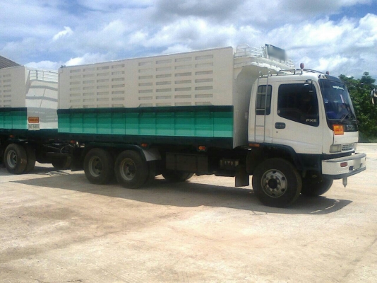 ขายรถพ่วง 22 ล้อ แม่-ลูก กระบะเหล็กคอกเกษตรดั้ม ISUZU 270 ปี.39 ลูก 3 เพลา 7.00.ม.รถสวย ราคา1550000 ต่อรอง สนใจโทรจองด่วน-