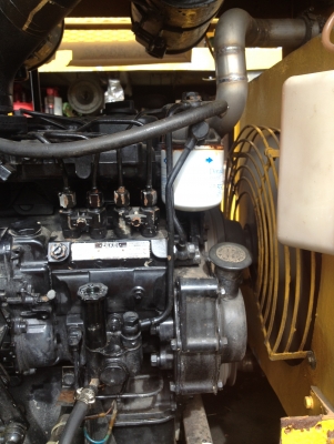 ขาย air compressor airman 178 CFM 8 bar เครื่องNissan  SD 23 สภาพดีพร้อมใช้