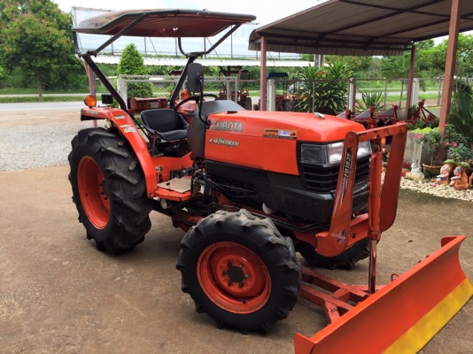 ขายรถไถKubota L4508DI (4WD) พร้อมใบมีดหน้าและผานพรวน รถพร้อมใช้งาน