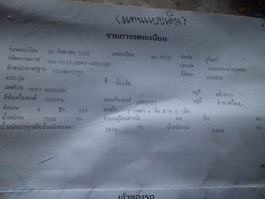 ขาย200000บาทรถ6ล้อ 115แรง สภาพสวยพร้อมใช้งาน เอกสารพร้อมโอน