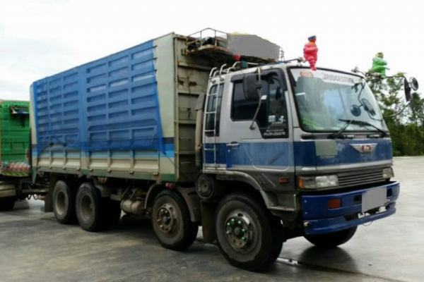ขาย HINO 227 วางหัวไฮเทค วางเครื่อง 320 แรง พ่วงแม่ลูกดั๊ม