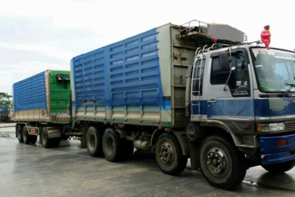 ขาย HINO 227 วางหัวไฮเทค วางเครื่อง 320 แรง พ่วงแม่ลูกดั๊ม