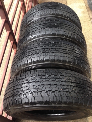 ยาง Dunlop AT22 เบอร์ 265 65 17 ปี13 ดอกเต็ม เนื้อนิ่มๆ ไม่มีปะ