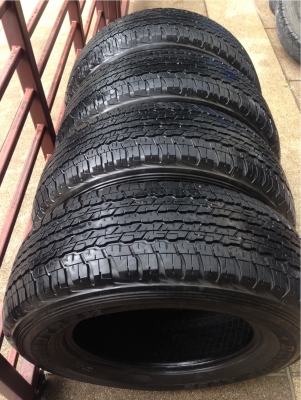 ยาง Dunlop AT22 เบอร์ 265 65 17 ปี13 ดอกเต็ม เนื้อนิ่มๆ ไม่มีปะ