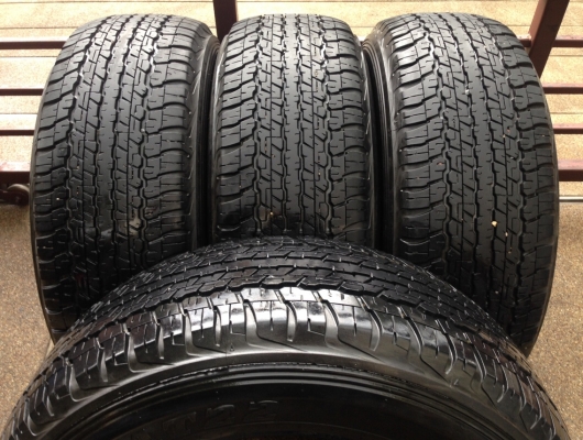 ยาง Dunlop AT22 เบอร์ 265 65 17 ปี13 ดอกเต็ม เนื้อนิ่มๆ ไม่มีปะ