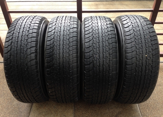 ยาง Dunlop AT22 เบอร์ 265 65 17 ปี13 ดอกเต็ม เนื้อนิ่มๆ ไม่มีปะ