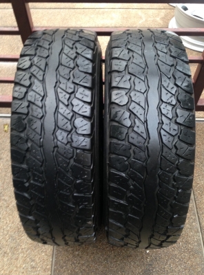 ยาง Dunlop 30 9.5 R15 ปี12 จำนวน 2เส้น สภาพดี ไม่มีปะ ยาง Dunlop 30 9.5 R15 ปี12 จำนวน 2เส้น สภาพดี ไม่มีปะ