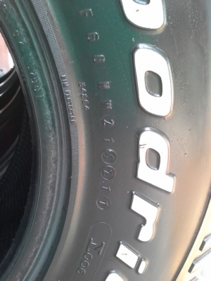 BF All USA. 265/75/16 ปลายปี 10 สวยๆ 1ชุด