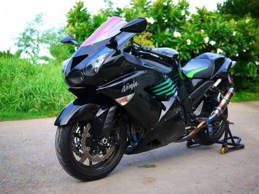 ขาย Kawasaki zx14 ปี 2008 พร้อมทะเบียนแท้ สภาพหล่อๆ - เครื่องสดมากๆ