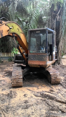 ขายรถแบคโฮ KOMATSU PC60-5 หัวคีปไม้ของญี่ปุ่น คีปใส่รถ 10 ล้อได้เลย ราคา 280000