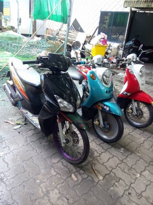 ขายลูกเดียวเหมาๆไปเลย 3คัน fino2คัน click1คัน รถทุกคันมีเล่มเอกสารชุดโอนครบ ขายลูกเดียวเหมาๆไปเลย 3คัน fino2คัน click1คัน รถทุกคันมีเล่มเอกสารชุดโอนครบ