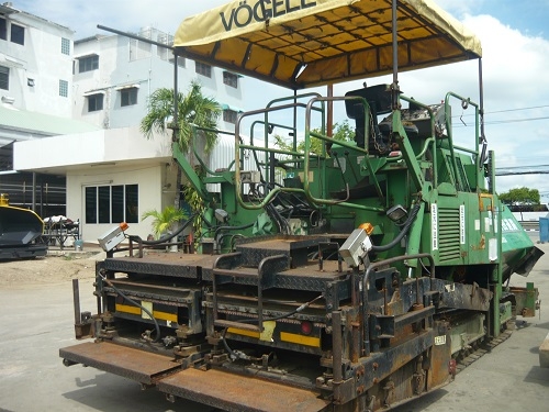 รถปูยาง Vogele S1600 รถนอกนำเข้าจากญี่ปุ่น ปูได้ 7 เมตร ระบบเตาต่อ ราคาย่อมเยาว์ สภาพพร้อมใช้งาน