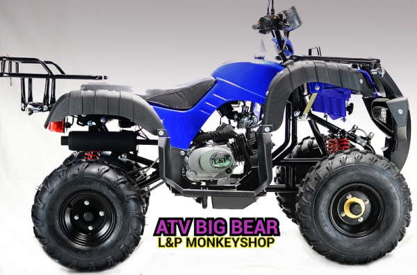 **ใหม่**เอทีวี BIG BEAR 125 cc คุ้มสุดๆ ราคาเร้าใจ ลดจาก 58000 เหลือ 48000รับประกัน1ปี แถมหมวกกันน็อกวิบากฟรี!!!