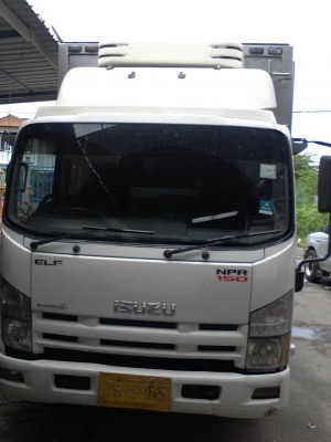 รถบรรทุก 6 ล้อ ตู้เย็น ISUZU NPR 130 แรงม้า ปีจดทะเบียน 2554 รถบรรทุก 6 ล้อ ตู้เย็น ISUZU NPR 130 แรงม้า ปีจดทะเบียน 2554