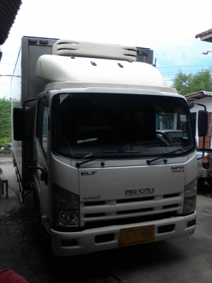 รถบรรทุก 6 ล้อ ตู้เย็น ISUZU NPR 130 แรงม้า ปีจดทะเบียน 2554 รถบรรทุก 6 ล้อ ตู้เย็น ISUZU NPR 130 แรงม้า ปีจดทะเบียน 2554
