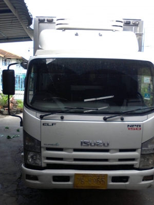 รถบรรทุก 6 ล้อ ตู้เย็น ISUZU NPR 130 แรงม้า ปีจดทะเบียน 2554 รถบรรทุก 6 ล้อ ตู้เย็น ISUZU NPR 130 แรงม้า ปีจดทะเบียน 2554