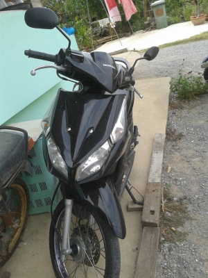 HONDA CLICK สีดำ ปี08 เอกสารโอนลอยแล้ว tel.081-427-3941