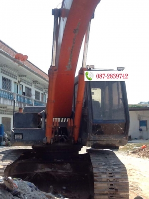 ขายรถแบคโฮพร้อมหัวกระแทก HITACHI EX 200