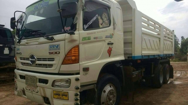 ขายรถสิบล้อดั้ม3มิตรแม่ลูกHINOMAGAเครือง344แรงม้าปี54