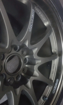 ขายล้อญี่ปุ่นCE28แท้ ทองไหม้3วงขอบ18/5รู114.3กว้างกว้าง8.5off30