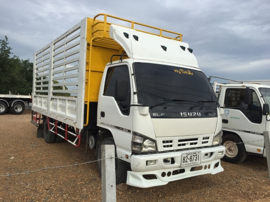 ขาย6ล้อคอกสูง ISUZU NQR 145 แรงม้า /ปี50 กระบะยาว 5.5 เมตร