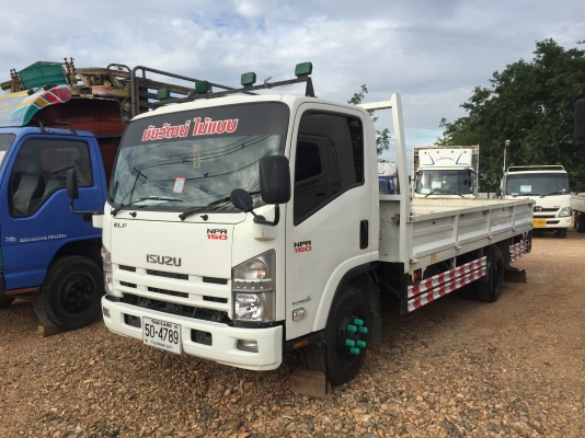 ขาย6ล้อกระบะคาร์โก้ ยาว5เมตร ISUZU NPR 150แรงม้า/ปี56 พร้อมใช้งาน