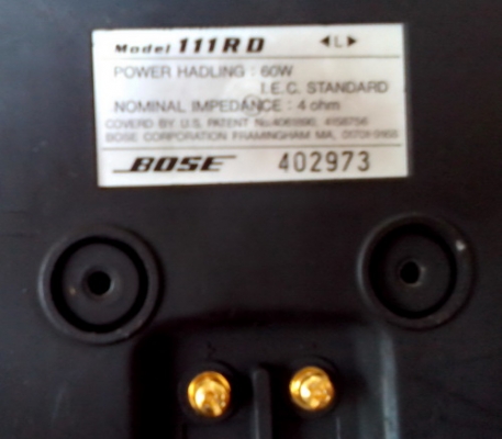 ลําโพงBOSE111 RD