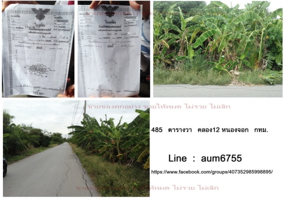 @@@ ไม่ไกลจาก สน.ประชาสำราญ ตลาดหนองจอก กทม. @@@1ไร่กว่า