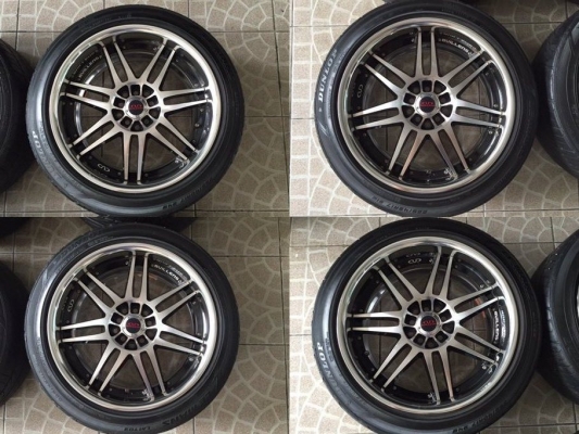 ล้อ Weds Bvillens TT7R แท้ 5x114.3 17 นิ้ว กว้าง 8,9 มือสองญี่ปุ่น สภาพสวย