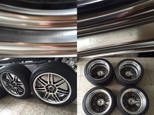 ล้อ Weds Bvillens TT7R แท้ 5x114.3 17 นิ้ว กว้าง 8,9 มือสองญี่ปุ่น สภาพสวย