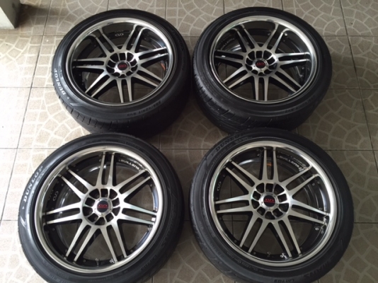 ล้อ Weds Bvillens TT7R แท้ 5x114.3 17 นิ้ว กว้าง 8,9 มือสองญี่ปุ่น สภาพสวย