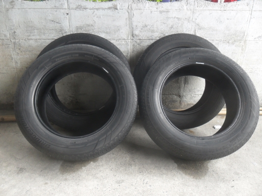 ยาง บริสโตน 195/60R16ปี12 สวยๆ 4 เส้น ราคา 2500 บาท