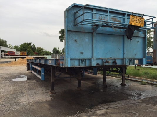 หางพื่้นเรียบ 3 เพลา 12 เมตร มี 10 หาง หางพื่้นเรียบ 3 เพลา 12 เมตร มี 10 หาง