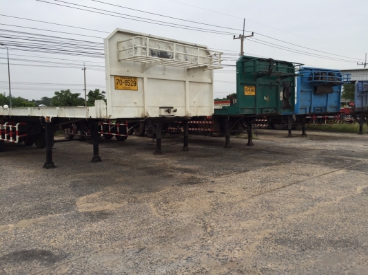 หางพื่้นเรียบ 3 เพลา 12 เมตร มี 10 หาง