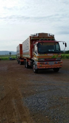 เจ้าของฝากขาย รถ ISUZU DECA 320 พ่วงคอกเกษตร กะบะมิเนียม รถสววยพร้อมใช้งาน