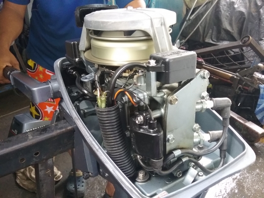 เครื่องเรือ yamaha 8hp หางสั้น เครื่องเรือ yamaha 8hp หางสั้น