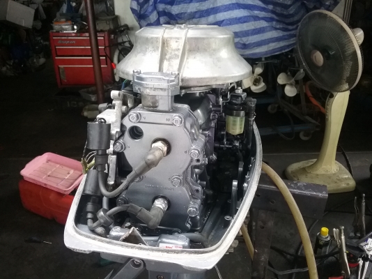 เครื่องเรือ yamaha 25hp หางยาว 21นิ้ว