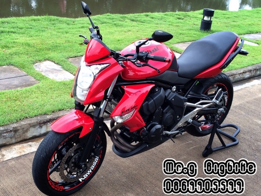 Red Ferrari Er6n ABS ปี11 สีแดงสด แต่งเต็ม สีสวยกริ้ป ยางสวย สภาพนางฟ้า ทะเบียนสวย899 ราคา 139000 บาท(เงินสด)