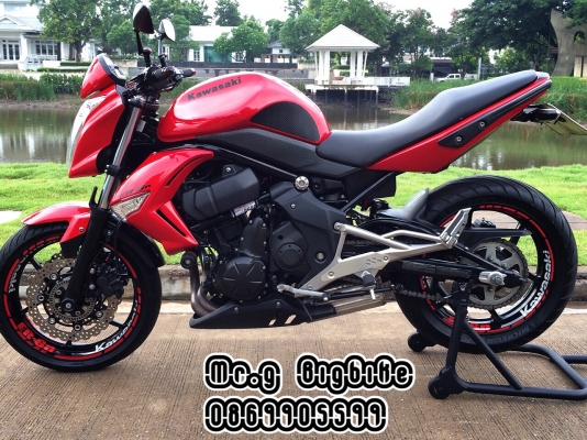 Red Ferrari Er6n ABS ปี11 สีแดงสด แต่งเต็ม สีสวยกริ้ป ยางสวย สภาพนางฟ้า ทะเบียนสวย899 ราคา 139000 บาท(เงินสด)